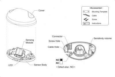 Радар  универсальный Hotron HR50/MS730-Bi (КОРЕЯ)